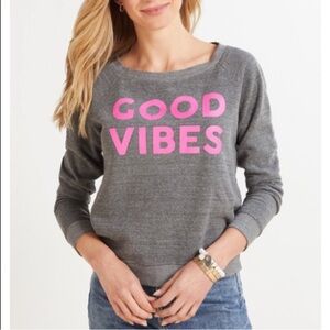 Sol Angeles Good Vibes Graphic Sweatshirt, size small